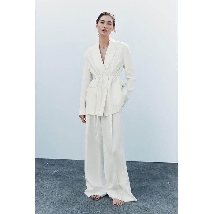 БЛЕЙЗЕР ИЗ ЛЬНЯНОЙ СМЕСИ КОЛЛЕКЦИИ ZW COLLECTION