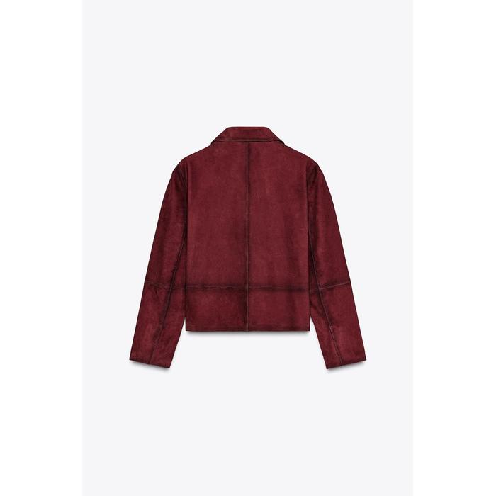 БЛЕЙЗЕР ИЗ 100% ЗАМШИ - ЛИМИТИРОВАННАЯ СЕРИЯ ZW COLLECTION