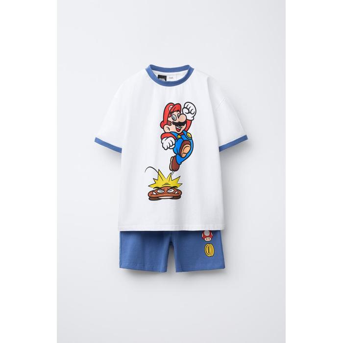 ОТ 6 ДО 14 ЛЕТ/ SUPER MARIO BROS © ПИЖАМА NINTENDO