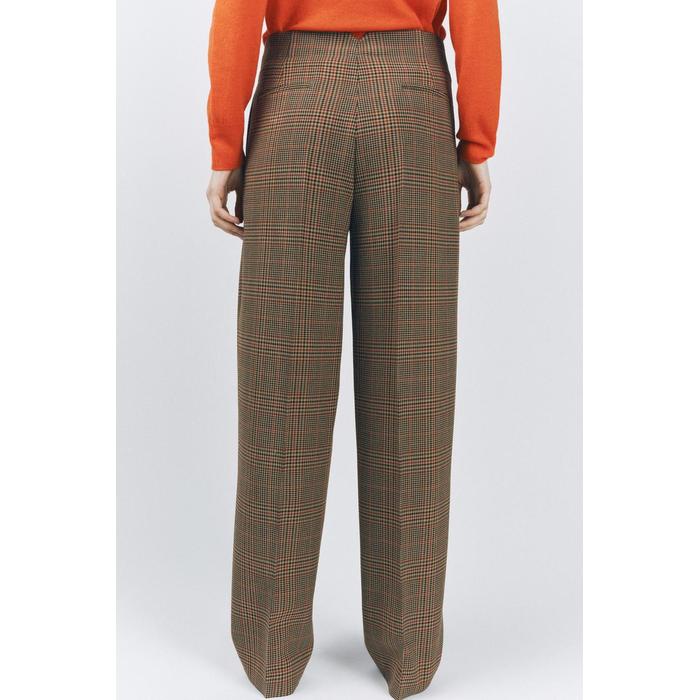 БРЮКИ В КЛЕТКУ С ШТОПКОЙ ИЗ КОЛЛЕКЦИИ ZW COLLECTION