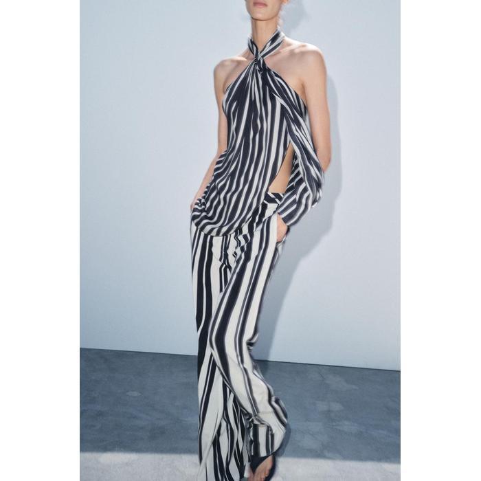 БРЮКИ В ПОЛОСКУ ИЗ КОЛЛЕКЦИИ ZW COLLECTION