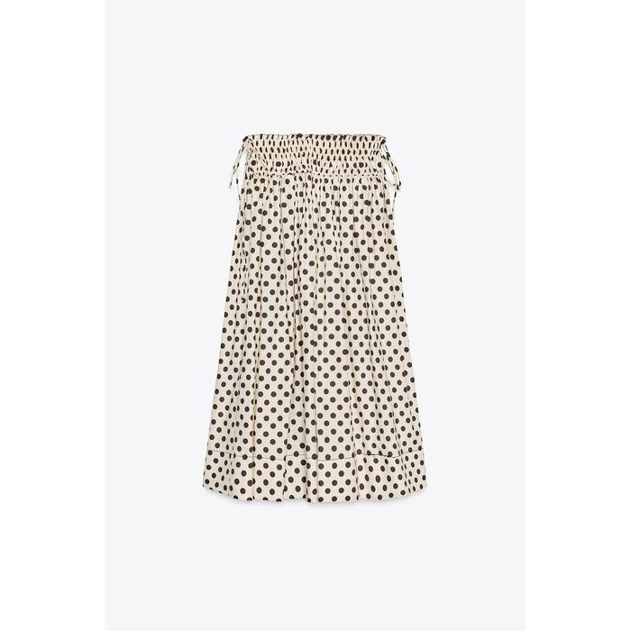 ЮБКА МИДИ В ГОРОШЕК ИЗ КОЛЛЕКЦИИ ZW COLLECTION