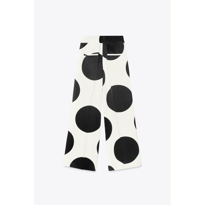 ШИРОКИЕ БРЮКИ В ГОРОШЕК ИЗ КОЛЛЕКЦИИ ZW COLLECTION