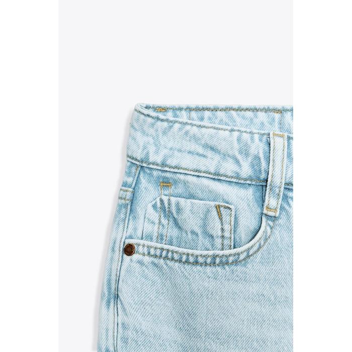 ДЖИНСЫ С ЗАВЫШЕННОЙ ТАЛИЕЙ Z1975MOM FIT 