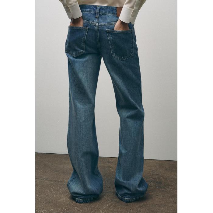 ДЖИНСЫ С НИЗКОЙ ПОСАДКОЙ В ПОЛНЫЙ РОСТ ИЗ КОЛЛЕКЦИИ ZW BOOTCUT
