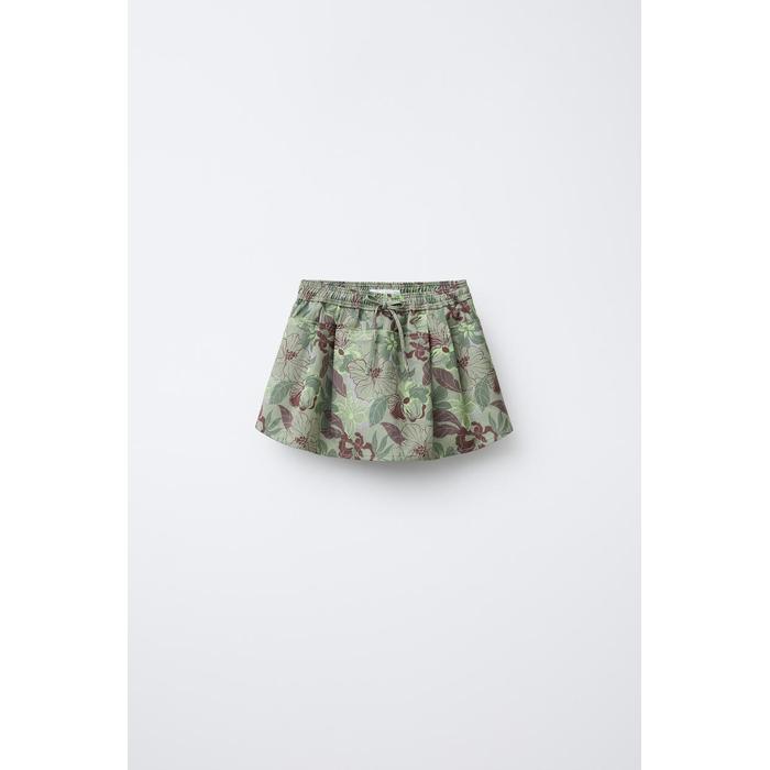 БЕРМУДЫ SKORT С ПРИНТОМ В ВИДЕ ЛИСТЬЕВ