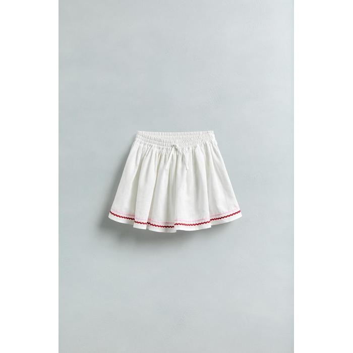 ЛЬНЯНЫЕ БЕРМУДЫ SKORT С ФЕСТОНАМИ