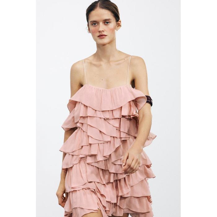 ПЛАТЬЕ С ОБОРКАМИ ИЗ КОЛЛЕКЦИИ ZW COLLECTION