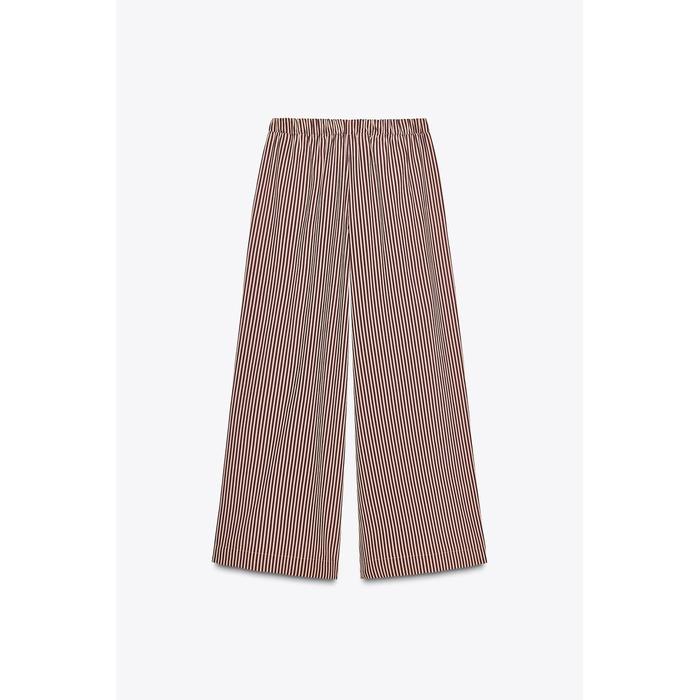СТРУЯЩИЕСЯ БРЮКИ В ПОЛОСКУ ИЗ КОЛЛЕКЦИИ ZW COLLECTION