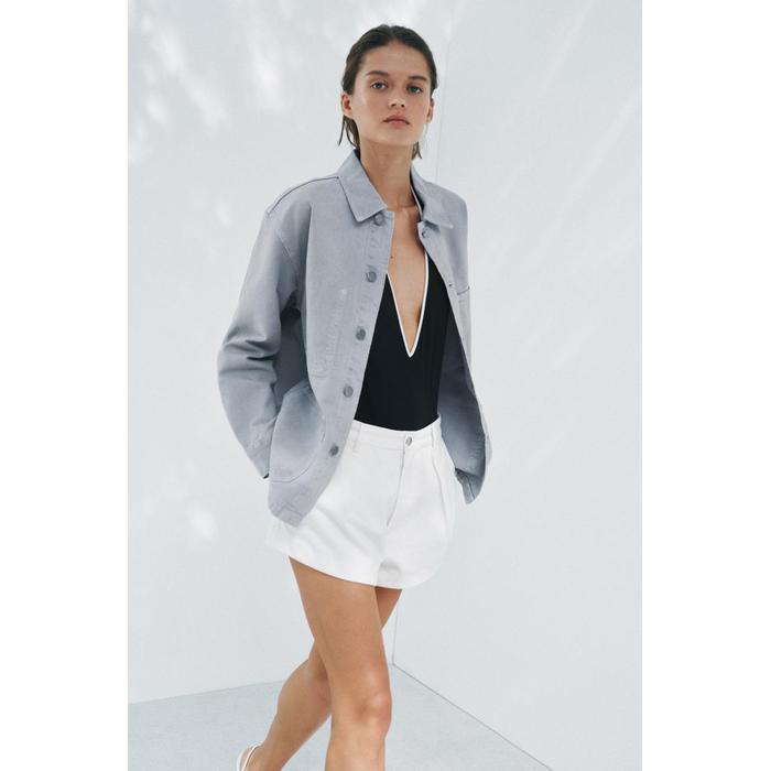 ВЕРХНЯЯ РУБАШКА С КАРМАНАМИ ИЗ КОЛЛЕКЦИИ ZARA WOMAN