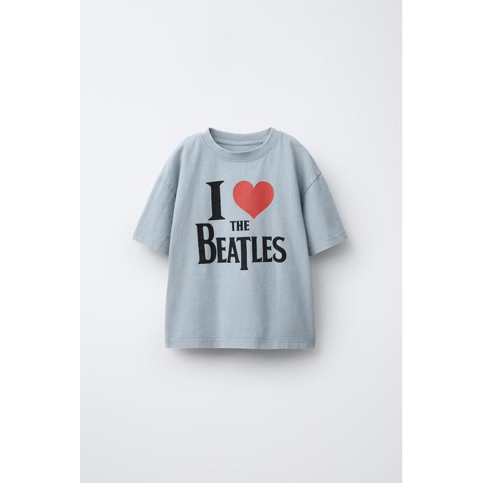 ФУТБОЛКА С ПОТЕРТЫМ ПРИНТОМ THE BEATLES ©