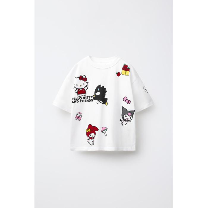 ФУТБОЛКА С ПРИНТОМ "ХЕЛЛО КИТТИ И ДРУЗЬЯ" © SANRIO