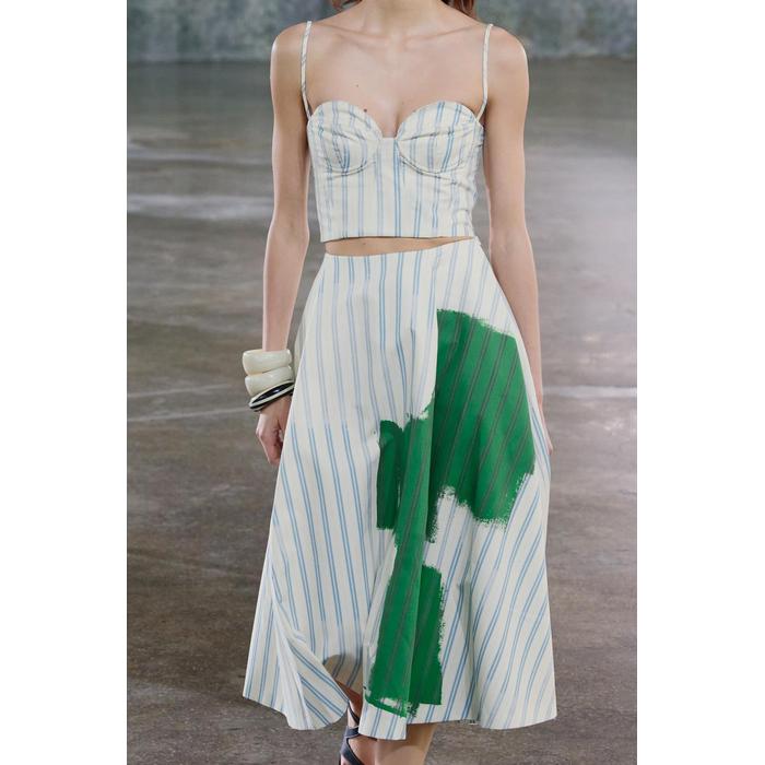 КОРСЕТНЫЙ ТОП В ПОЛОСКУ ИЗ КОЛЛЕКЦИИ ZW COLLECTION