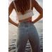 ДЖИНСЫ С ЗАВЫШЕННОЙ ТАЛИЕЙ Z1975MOM FIT 