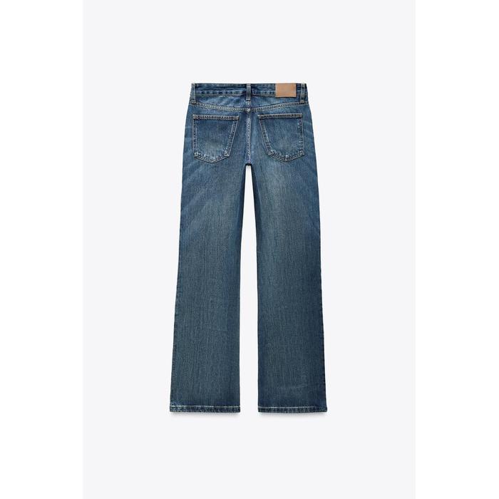 ДЖИНСЫ С НИЗКОЙ ПОСАДКОЙ В ПОЛНЫЙ РОСТ ИЗ КОЛЛЕКЦИИ ZW BOOTCUT