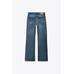 ДЖИНСЫ С НИЗКОЙ ПОСАДКОЙ В ПОЛНЫЙ РОСТ ИЗ КОЛЛЕКЦИИ ZW BOOTCUT