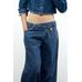 ДЖИНСЫ-КРОССОВЕРКИ OVERSIZE С ЗАВЫШЕННОЙ ТАЛИЕЙ