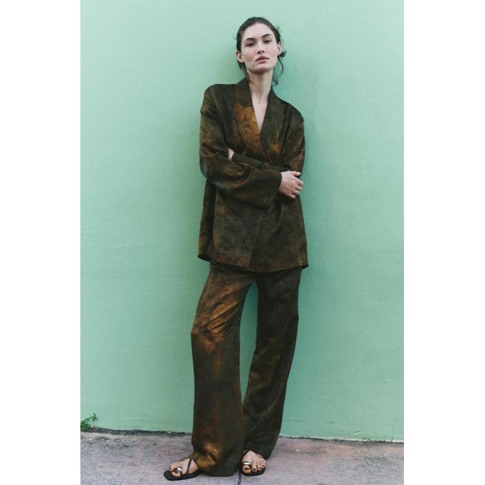 ЖАККАРДОВЫЕ БРЮКИ ИЗ КОЛЛЕКЦИИ ZW COLLECTION