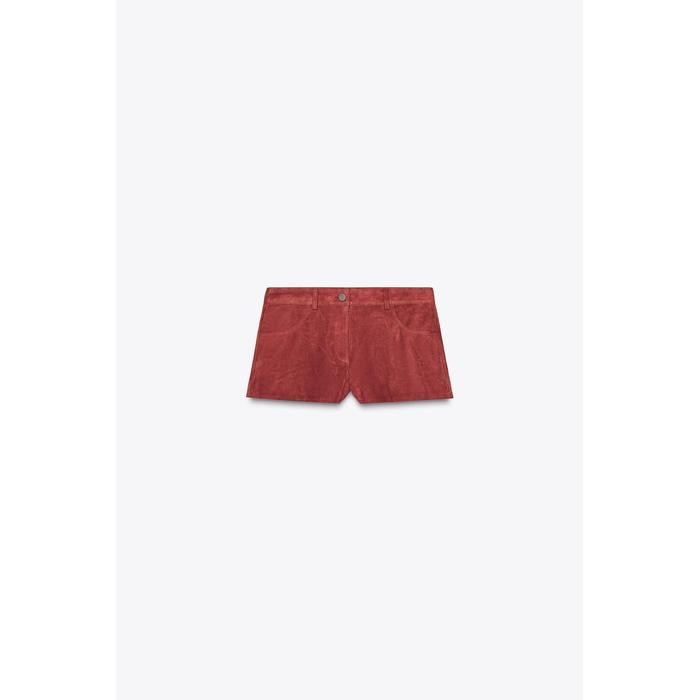 ШОРТЫ ИЗ 100% ЗАМШЕВОЙ КОЖИ ОГРАНИЧЕННОЙ СЕРИИ ZW COLLECTION