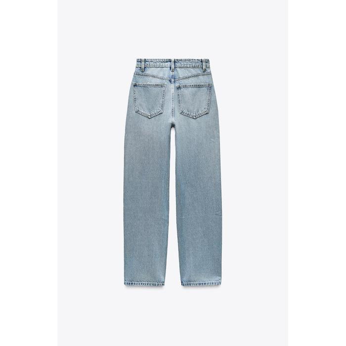 ДЖИНСЫ TRF С MOM FIT ВЫСОКОЙ ТАЛИЕЙ