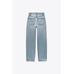 ДЖИНСЫ TRF С MOM FIT ВЫСОКОЙ ТАЛИЕЙ