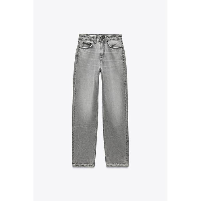 ДЖИНСЫ TRF С MOM FIT ВЫСОКОЙ ТАЛИЕЙ