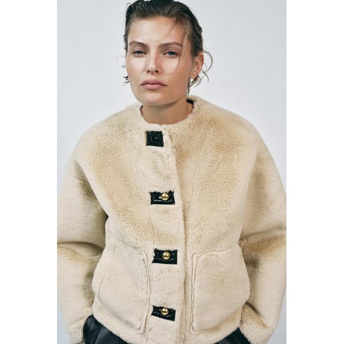 КУРТКА ИЗ ИСКУССТВЕННОГО МЕХА КОЛЛЕКЦИИ ZW COLLECTION