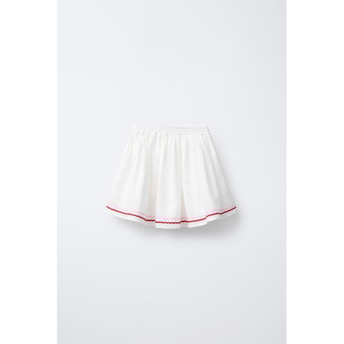 ЛЬНЯНЫЕ БЕРМУДЫ SKORT С ФЕСТОНАМИ