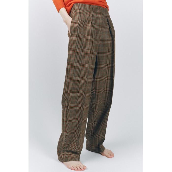 БРЮКИ В КЛЕТКУ С ШТОПКОЙ ИЗ КОЛЛЕКЦИИ ZW COLLECTION