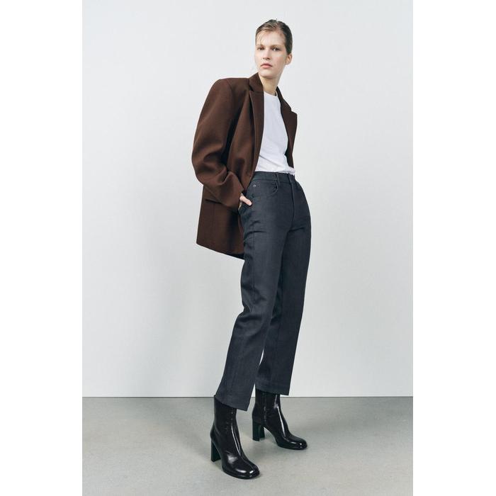 УКОРОЧЕННЫЕ ДЖИНСЫ С ВЫСОКОЙ ТАЛИЕЙ ИЗ КОЛЛЕКЦИИ ZW BOOTCUT