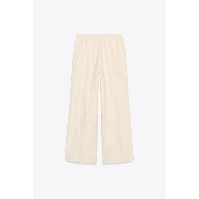 ПИЖАМНЫЕ БРЮКИ С ВЫШИВКОЙ ИЗ КОЛЛЕКЦИИ ZW COLLECTION
