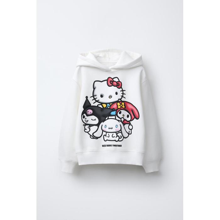 ТОЛСТОВКА С КАПЮШОНОМ HELLO KITTY И ДРУЗЬЯМИ © SANRIO