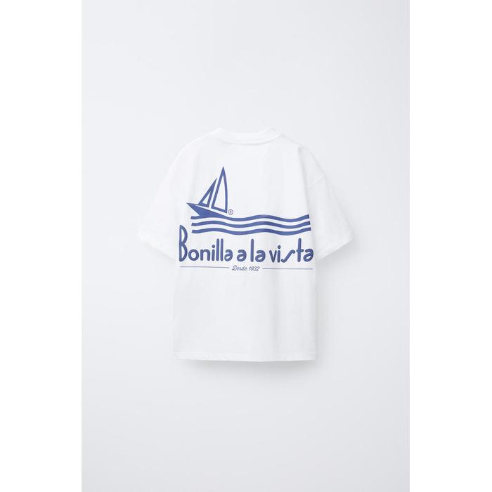 ФУТБОЛКА С ПРИНТОМ BONILLA A LA VISTA ® X ОТ ZARA