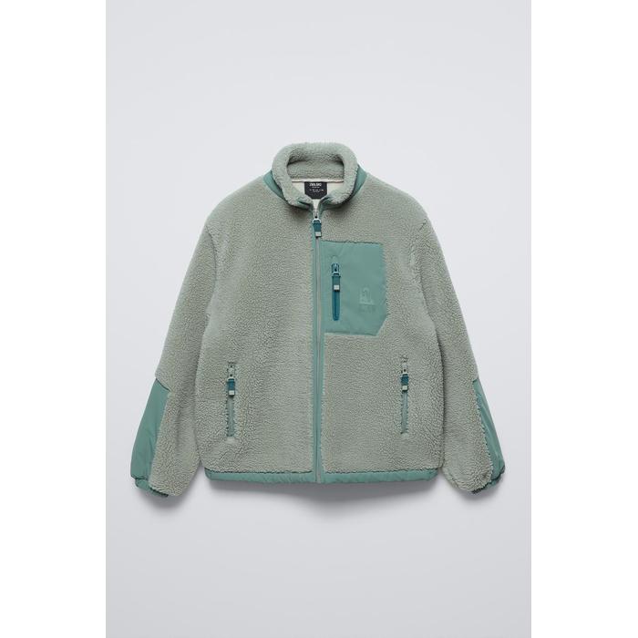 ЛЫЖНАЯ КУРТКА ИЗ ИСКУССТВЕННОЙ ОВЕЧЬЕЙ ШЕРСТИ ИЗ КОЛЛЕКЦИИ SKI COLLECTION