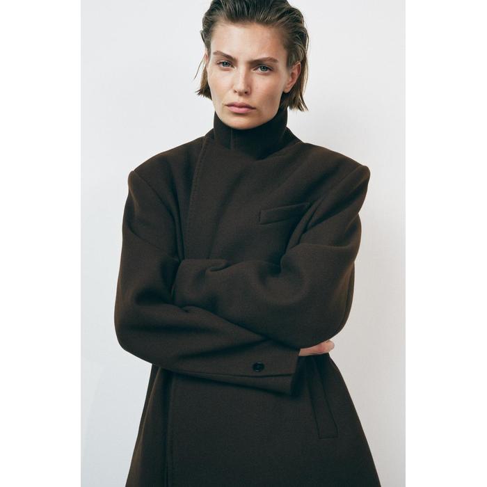 ПОЛУШЕРСТЯНОЕ ПАЛЬТО ИЗ КОЛЛЕКЦИИ ZW COLLECTION