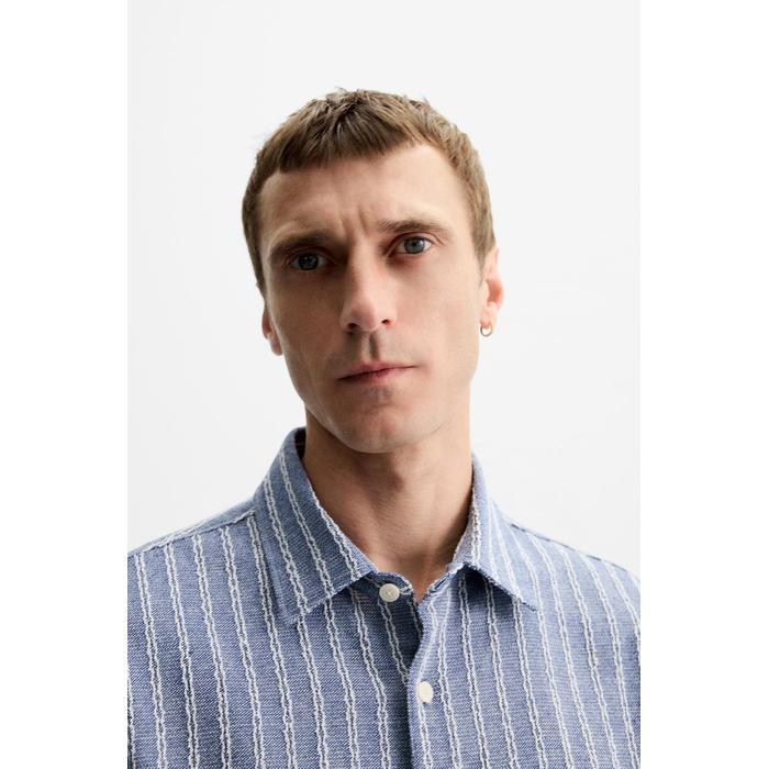 ЖАККАРДОВАЯ РУБАШКА В ПОЛОСКУ