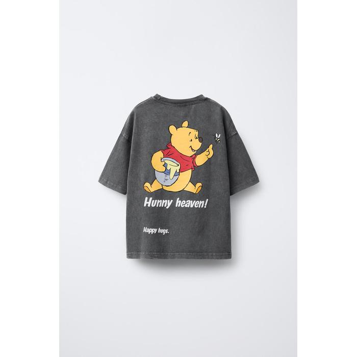 DISNEY ФУТБОЛКА С ЭФФЕКТОМ СТИРКИ WINNIE THE POOH ©