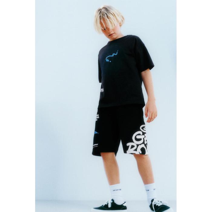 EX ФУТБОЛКА С НАДПИСЬЮ GRAFFITI T-SHIRT