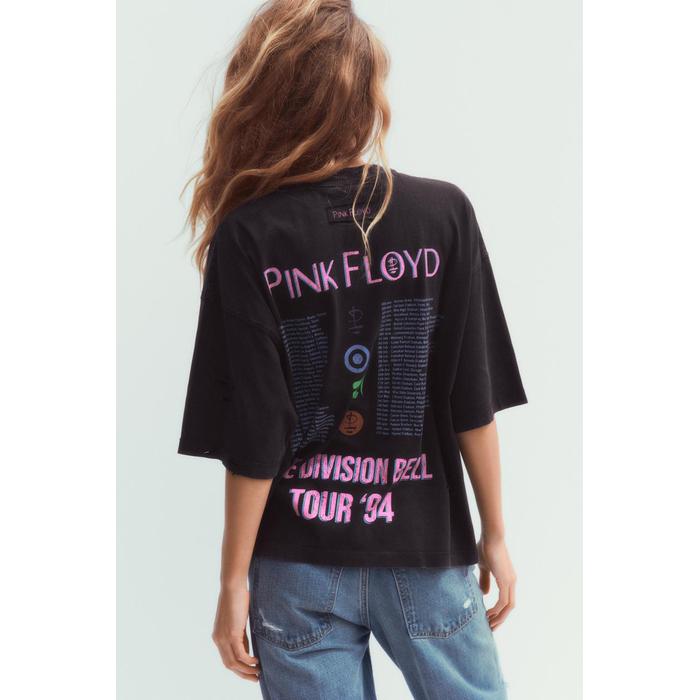 ФУТБОЛКА PINK FLOYD С ЭФФЕКТОМ СТИРКИ