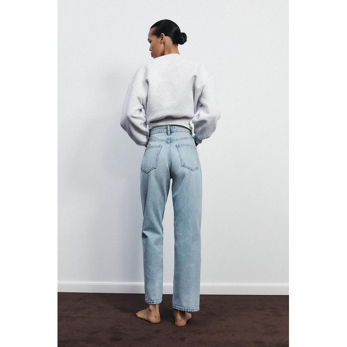 ДЖИНСЫ TRF С MOM FIT ВЫСОКОЙ ТАЛИЕЙ