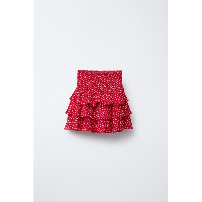 EX ОБЛЕГАЮЩИЕ ЦВЕТОЧНЫЕ БЕРМУДЫ SKORT