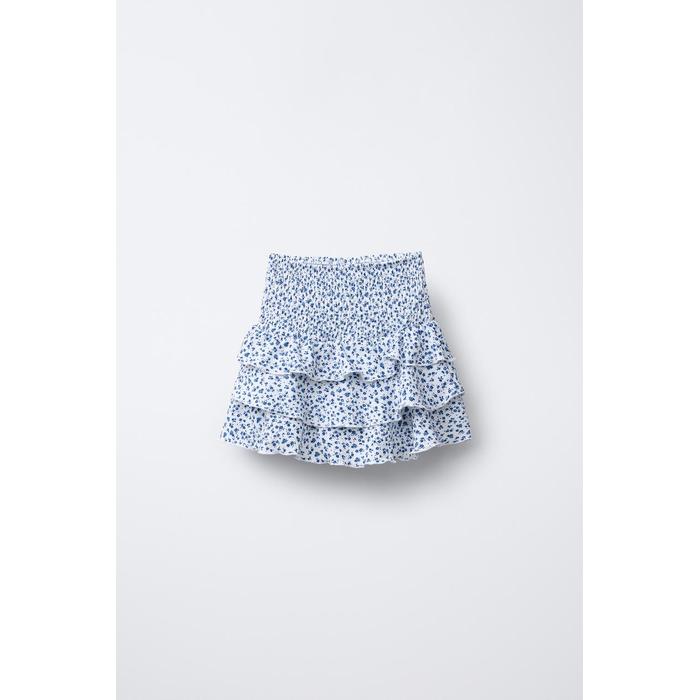 EX ОБЛЕГАЮЩИЕ ЦВЕТОЧНЫЕ БЕРМУДЫ SKORT