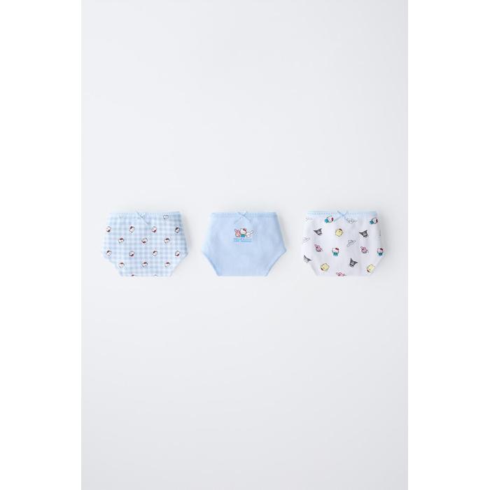 ВОЗРАСТ ОТ 6 ДО 14 ЛЕТ/ 3-НАБОР ТРУСИКОВ HELLO KITTY И ДРУЗЕЙ © SANRIO