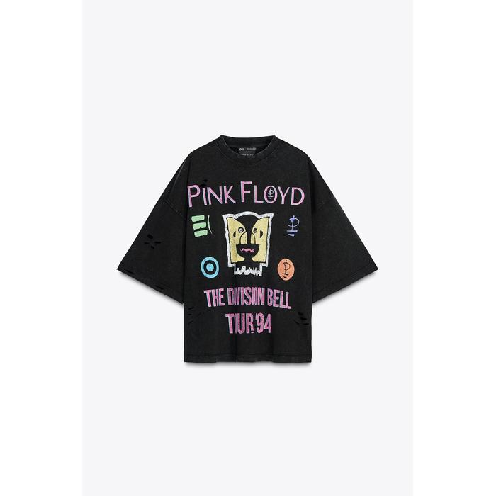 ФУТБОЛКА PINK FLOYD С ЭФФЕКТОМ СТИРКИ