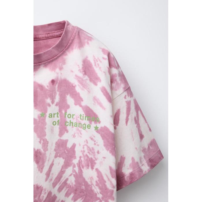 ФУТБОЛКА С ПРИНТОМ TIE-DYE