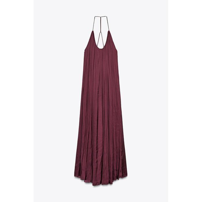 ДЛИННОЕ АТЛАСНОЕ ПЛАТЬЕ ИЗ КОЛЛЕКЦИИ ZW COLLECTION