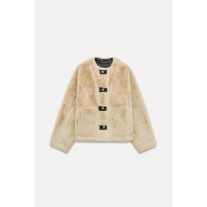 КУРТКА ИЗ ИСКУССТВЕННОГО МЕХА КОЛЛЕКЦИИ ZW COLLECTION