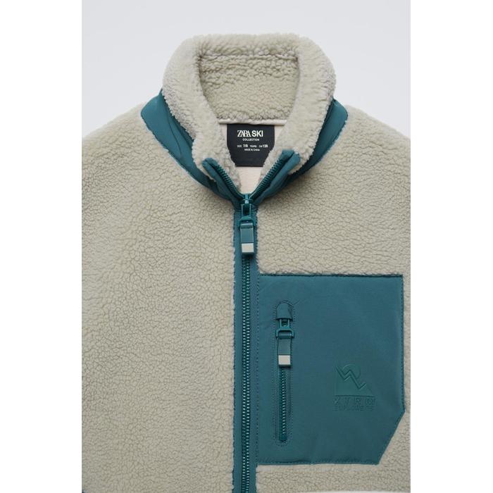 ЖИЛЕТ ИЗ ЛЫЖНОЙ КОЛЛЕКЦИИ POLAR FLEECE ИЗ ИСКУССТВЕННОЙ ОВЕЧЬЕЙ ШЕРСТИ