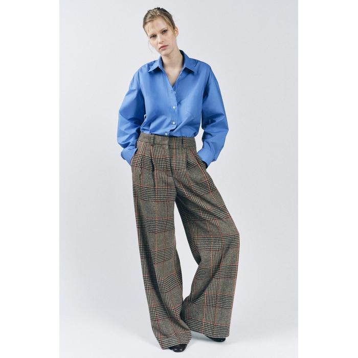 БРЮКИ В КЛЕТКУ ИЗ КОЛЛЕКЦИИ ZW COLLECTION