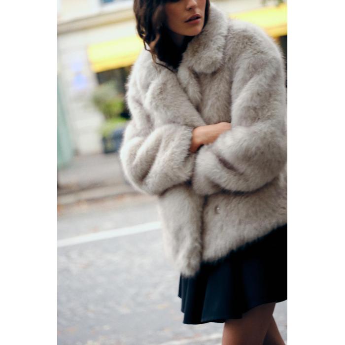 КУРТКА ИЗ ИСКУССТВЕННОГО МЕХА КОЛЛЕКЦИИ ZW COLLECTION
